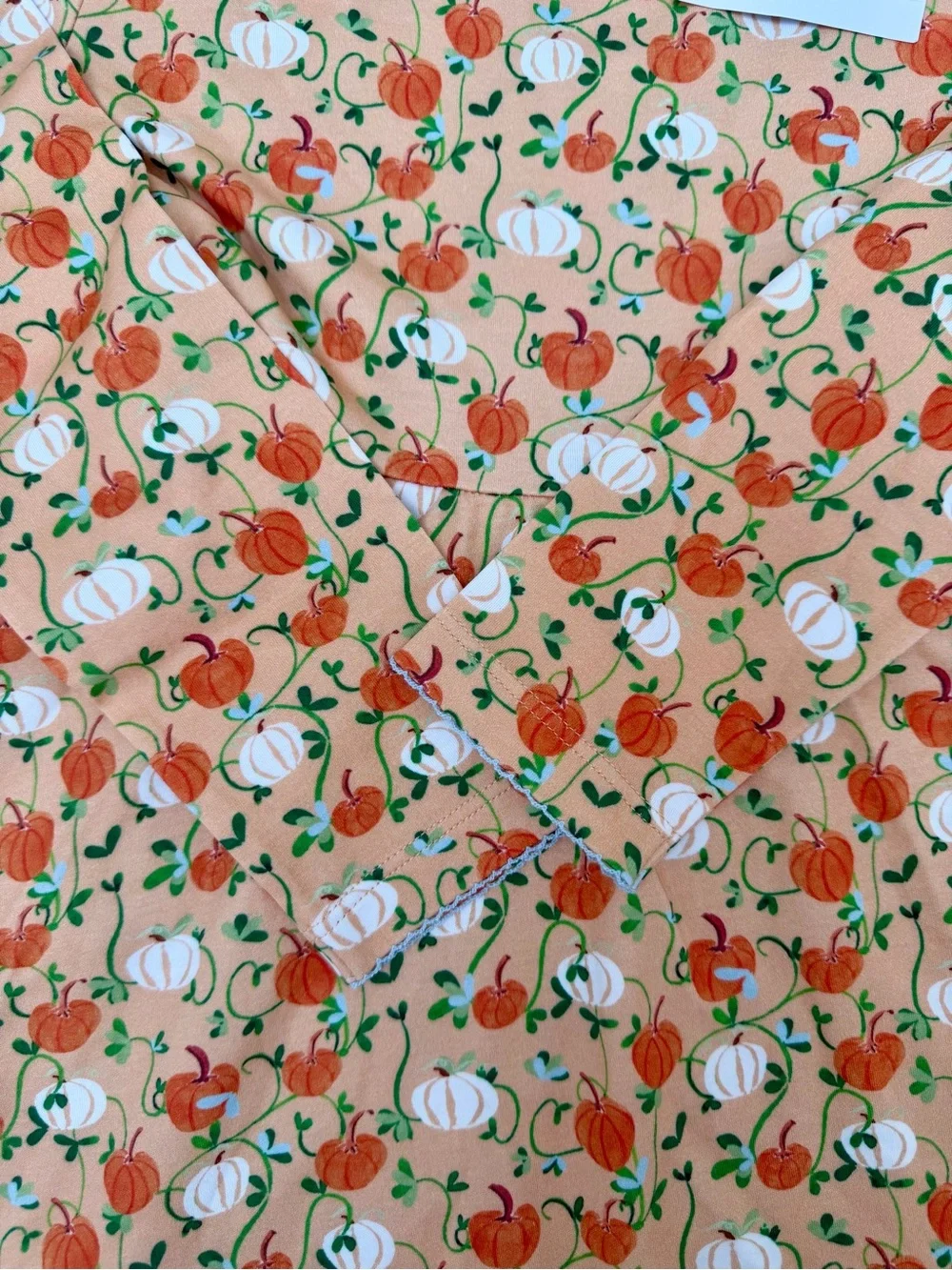NWT The Proper Peony Autumn Vine Pumpkin Twirl Dress 8Y Pima Cotton